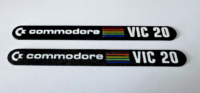 Commodore VIC 20 Case Badge and Power Label