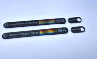 Commodore C64 Case Badge and Power Label